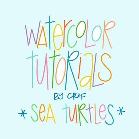 Paint A Sea Turtle, Sea Turtle Facts, Watercolor Turtle, Diy Embroidery Shirt, Unicorn Watercolor, Sea Turtle Watercolor, Rainbow Bar, Turtle Watercolor, Roses Watercolor