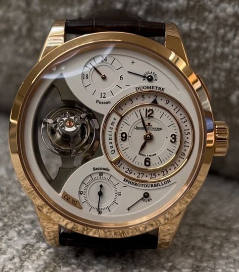 Jaeger LeCoultre Duomètre Sphérotourbillon Lux Watches, Jaeger Lecoultre Watches, Wrist Game, Wrist Wear, Vintage Watches For Men, Jaeger Lecoultre, Luxury Watches For Men, Vintage Watches, Luxury Watches