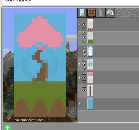 Cute Mc Banners, Minecraft Bee Banner Designs, Cute Minecraft Banner Designs Tutorial, Tree Banner Minecraft, Minecraft Flag Design Tutorial, Minecraft Banner Patterns Step By Step, Minecraft Banner Patterns Loom, Cute Banners Minecraft, Minecraft Banner Ideas Step By Step