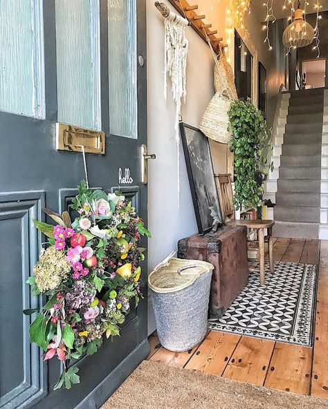 Hallway And Stairs Ideas, 1930s House Interior, Stairs Ideas, 1930s House, Entry Ways, Nordic Scandinavian, Dark Home Decor, Domestic Goddess, Build A House