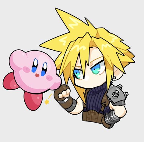 Cloud Smash Bros, Cloud Super Smash Bros, Cloud Fanart, Final Fantasy Cloud Strife, Super Smash Bros Videos, Final Fantasy Cloud, Final Fantasy Artwork, Final Fantasy X, Final Fantasy Art