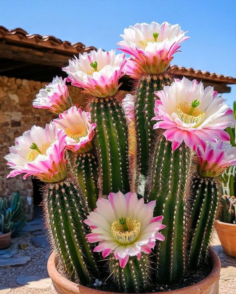 Cactus Blossom, Cactus Blossoms, Blooming Cactus, Desert Flowers, Amazing Places On Earth, Plant Decor Indoor, Cactus Flowers, Christmas Cactus, Cactus Garden