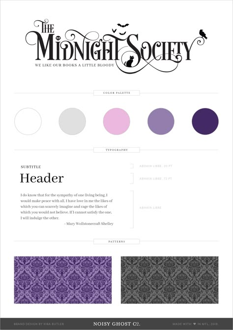 The Midnight Society, Author Logo Ideas, Spooky Logo Design, Goth Branding Design, Author Logo Design, Mysterious Branding, Halloween Logo Design, Spooky Branding, Dark Logo Design