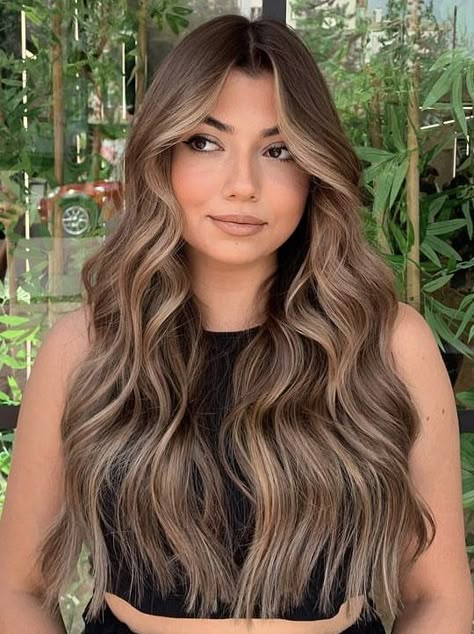 Cool Carmel Highlights, Dark Brunette Balayage Hair Caramel Honey, Short Hair Colour Inspiration, Caramel Toned Hair, Light Brown Fine Hair, Honey Balayage With Money Piece, Light Brunette Balayage Hair Caramel Honey, Hair Color2023, Brown Hazelnut Hair