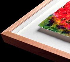 Float Mounting Frame How To Mount Watercolor Paintings, Floating Art Frame, How To Frame Watercolor Art, Floating Frames Ideas, Float Mounted Artwork, Artwork Frame Ideas, How To Float Mount Art, Float Mount Art, Float Mount Frame