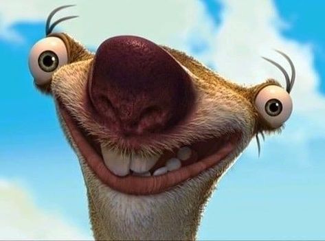 Ice Age Sloth, Ice Age Funny, Ice Age Sid, Ice Age Movies, Sid The Sloth, Blue Sky Studios, Good Buddy, Ice Age, Fb Memes