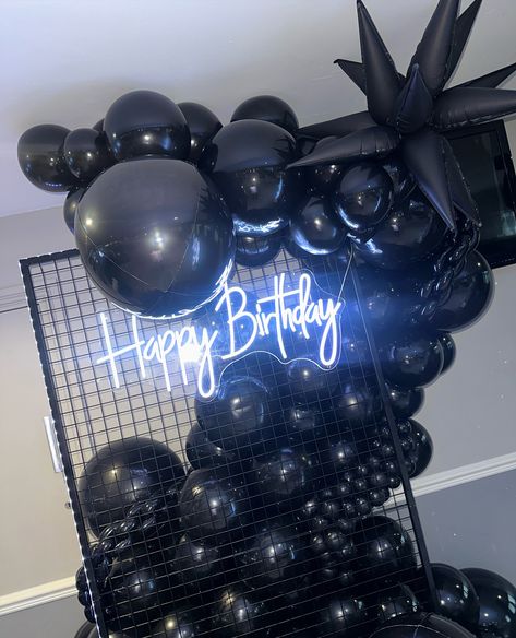 49+1 is the NEW 50 ✨ All black everything 🪩 #50 #birthday #party #partydecoration #decor #balloonsdecoration #balloonstylist #balloon #50thbirthday #fyp #liverpoolstylist #liverpoolballoons #smallbusinessowner Birthday Decorations Black, All Black Themed Birthday Party, Black Birthday Theme, All Black Birthday Party, Black Birthday Party, All Black Party, Black Party Decorations, Balloon Tassel, Black Balloons