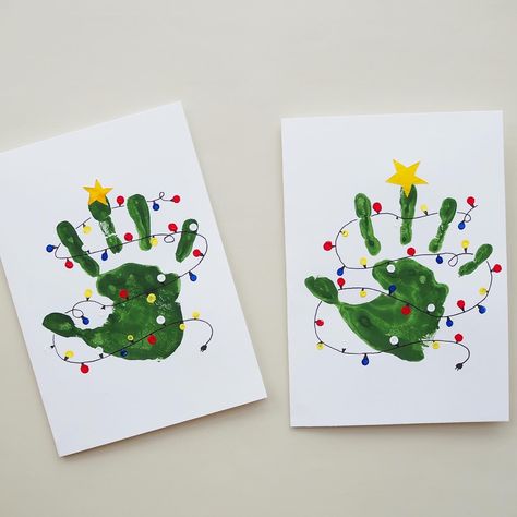 Creche Ideas Activities, Preschool Holiday Crafts Christmas, Christmas Shirt Diy Kids, Holiday Cards Made By Kids, Christmas Card Baby Diy, Toddler Christmas Cards Diy, Christmas Cards From Kids Handmade, Small Canvas Christmas Crafts For Kids, Diy Toddler Christmas Cards