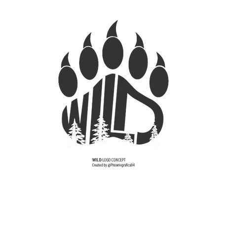 Wild Logo Design, Wildlife Logo Design, Paw Logo Design, Animal Rescue Logo, Photoshop Logo Design, Woodland Logo, Wildlife Logo, Logo Voyage, Bear Logo Design