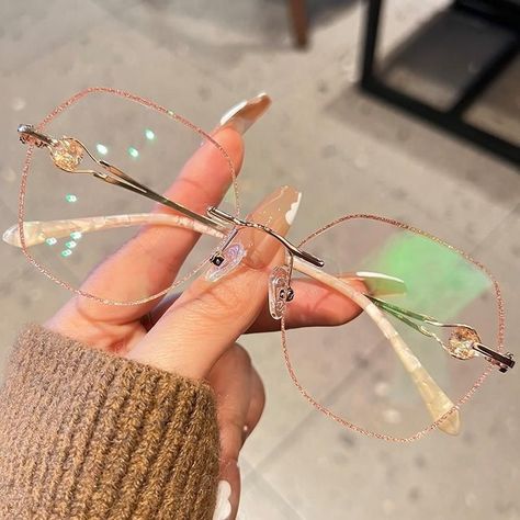 Sunglasses 2020, Glitter Frame, Rimless Glasses, نظارات شمسية, Clear Glasses, Frame Glasses, Functional Accessories, Full Frame, Womens Glasses