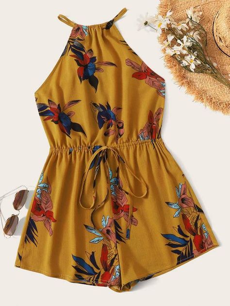 Kids Dress Patterns, Halter Romper, Jumpsuits And Romper, Cute Summer Outfits, Girls Fashion Clothes, Teenage Fashion Outfits, Teen Fashion Outfits, Cute Casual Outfits, Lany