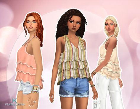 Tank Top Layered - The Sims 4 Create a Sim - CurseForge