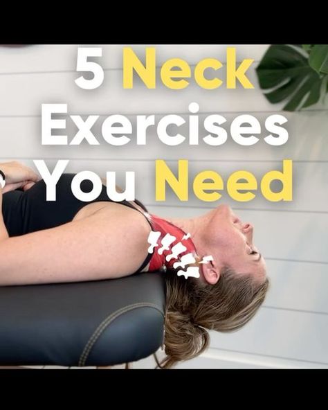 Whealth on Instagram: "If you suffer from neck discomfort, pain, or tightness, be sure to sign up for our newest no-cost 5-day neck series. Comment "neck" and we will send it to you! 🛑💥Our sale is almost over! Get 20-28% off of our programs now. Link in bio. This is the last sale until next November. Start the year off right and start working on eliminating your pain!💥🛑 How much effort have you put into strengthening your neck? We've covered massages and stretches. Those can be helpful for some folks, but the help is generally short-term. Long-term improvements require putting in consistent effort to strengthen the neck. There are many different neck strengthening exercises, but these are a few good ones. If you have a hypermobile neck like I do, you may need to work up to these exerci Deep Neck Flexor Exercises, Neck Long Exercise, Neck Strengthening Exercises For Women, Neck Exercises For Women, Neck Strengthening Exercises, Turkey Neck Exercises, Back Extension Exercises, Neck Strengthening, Neck Hurts