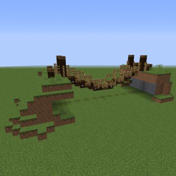 Minecraft Rope Bridge, Bridge Ideas, Rope Bridge, Block Craft, Minecraft Blueprints, Minecraft Buildings, Minecraft Builds, Go Hiking, Minecraft Houses