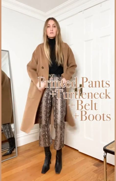 Allison Bornstein Style, Alison Bornstein Stylist, Allison Bornstein, Parisian Fashion, Winter Mood, Printed Pants, Parisian Style, Fall Winter Outfits, Winter Outfits