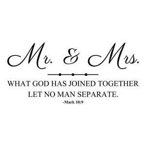 Christian Proposal Ideas Engagement, Christian Engagement Quotes, Engagement Bible Verses, Wedding Loading, Godly Couple, Vinyl Wall Decals Bedroom, What God Has Joined Together, Kingdom Marriage, Wall Decal Bedroom