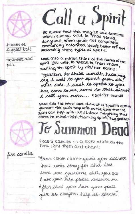 Witchcraft Notes For Beginners, Witchcraft Books For Beginners, Grimore Books, Book Of Shadows Ideas Pages, Spirits Witchcraft, Witchcraft Notes, Diy Grimoire, Witchcraft Journal, Witchcraft Practice