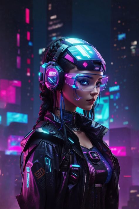 Cyberpunk Female, Biker Love, Cyberpunk Girl, Gothic Fantasy Art, Punk Art, Cyberpunk Aesthetic, Arte Cyberpunk, Cyberpunk Character, Futuristic Art