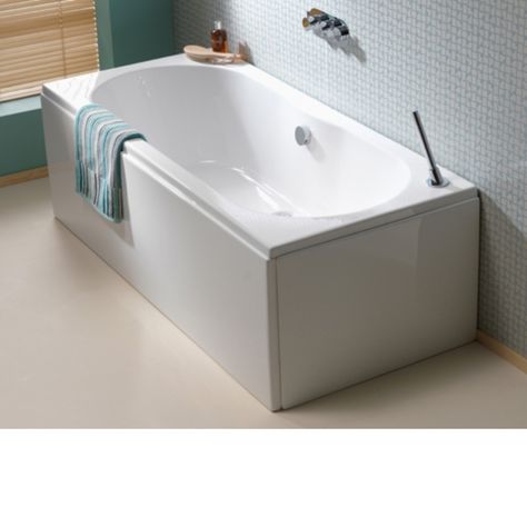 Pura Wave Double Ended Bath Product View 2 3d Bathroom Design, Straight Baths, Space Saving Baths, Double Ended Bath, Double Bath, Corner Bath, Back To Wall Bath, Packing To Move, Shower Fittings