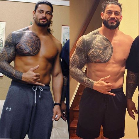 Polynesian Tattoo Sleeve, Roman Reigns Tattoo, Wwe Men, Roman Reigns Dean Ambrose, Roman Reigns Family, Polynesian Men, Roman Reigns Smile, Roman Reigns Shirtless, Roman Reigns Wwe Champion