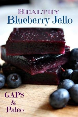 Blueberry Jello, Homemade Jello, Fruit Health, Gelatin Recipes, Lectin Free, Jello Desserts, Healthy Blueberry, Paleo Sweets, Jello Recipes