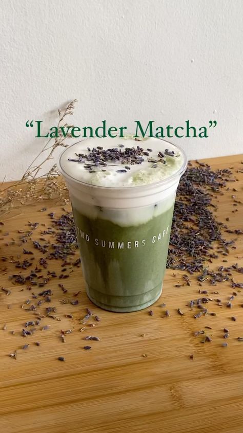 Lavender Matcha, Matcha Shop, Mobile Cafe, Meal Ideas, Dream Life, Matcha, Coffee Shop, Lavender, Cafe