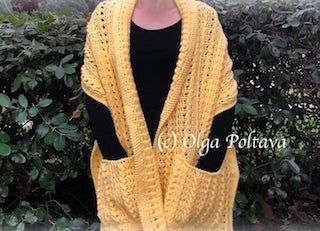 Crochet Pocket Shawls, Crochet Pockets, Crochet Baby Booties Tutorial, Pocket Shawl, Crochet Pocket, Lacy Crochet, Free Crochet Doily Patterns, Stitches Crochet, شال كروشيه