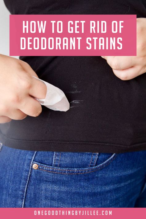 How to Remove Deodorant Stains at Home How To Remove Deodorant Stains On Black, Remove Deodorant Stains From Clothes, How To Get Rid Of Deodorant Stains, Deodorant Stain Removal, How To Remove Deodorant From Clothes, How To Get Deodorant Stains Out Of Black, Remove Deodorant Stains Dark Clothing, Deodorant Stains How To Get Rid Of, How To Remove Deodorant Stains