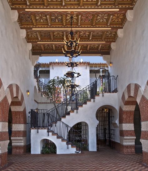 Jeff Shelton Architect — El Andaluz Maroco Style, Jeff Shelton, Spanish Colonial Decor, Mission Revival, Spanish Home Decor, Moorish Architecture, Spanish Colonial Revival, Islamic Style, New Urbanism