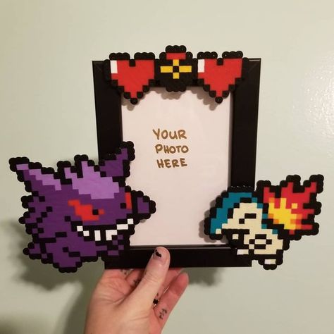 Pokemon Boyfriend Gifts, Custom Picture Frames Diy, Pokemon Gifts Diy, Pokemon Arts And Crafts, Pokemon Gifts For Boyfriend, Pokemon Diy Crafts, Pokemon Gift Ideas, Diy Pokemon Crafts, Gift Ideas For Gamers