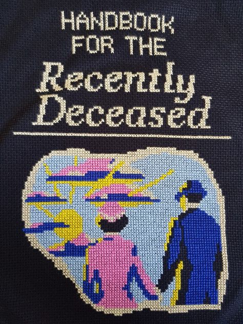 Handbook For The Recently Deceased, Beetlejuice, Hobbies, Cross Stitch, Pattern, Quick Saves, Art