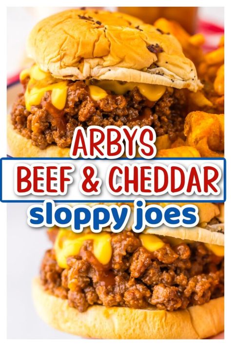 arbys beef and cheddar recipe, arbys sloppy joes, beef and cheddar sloppy joe, copycat arbys beef and cheddar, ground beef dinner, ground beef recipes, sloppy joe recipe Best Sloppy Joe Recipe Crock Pot, Sandwiches Using Ground Beef, Sloppy Joe Alternatives, Steakhouse Sloppy Joes, Dinner Recipes With Hamburger Buns, Sloppy Dorothy Sandwiches, Sloppy Joe Variations, Beer Cheese Sloppy Joes, Easy Sloppy Joe Recipe 3 Ingredients