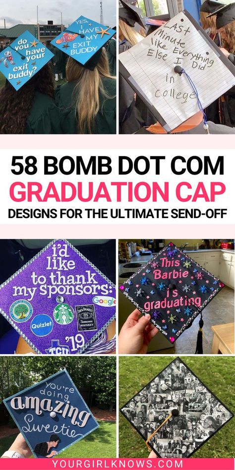 Dreaming of a graduation cap design that slays? Look no further! Get ready to rock that stage with these show-stopping grad cap ideas! From fun to filmy and totally showstopping, we have it all under one roof! Grad Cap Decoration, Grad Cap Ideas, Graduation Cap Ideas, Grad Cap Designs, Cap Decoration, Cap Ideas, Graduation Cap Designs, Cap Decorations, Cap Designs