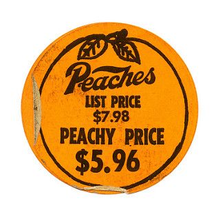 Peaches | by Bart&Co. Retro Packaging, Fruit Labels, Vintage Png, Vintage Packaging, Vintage Fruit, Font Inspiration, Lettering Style, Book Study, Vintage Typography