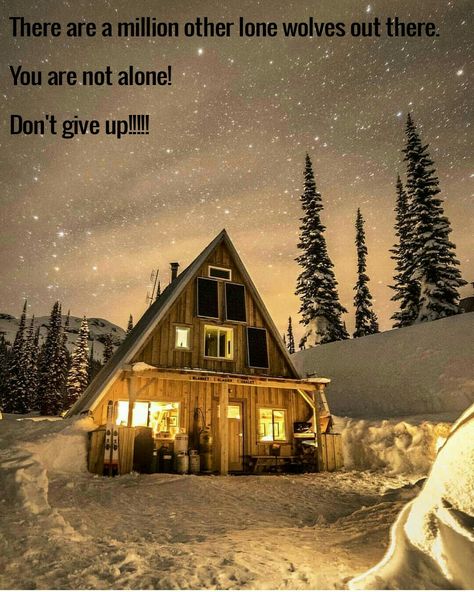 Snow At Night, A Frame Cabins, Cottage Cabin, Winter Cabin, A Frame Cabin, Log Cabin Homes, A Cabin, A Frame House, Cabin In The Woods