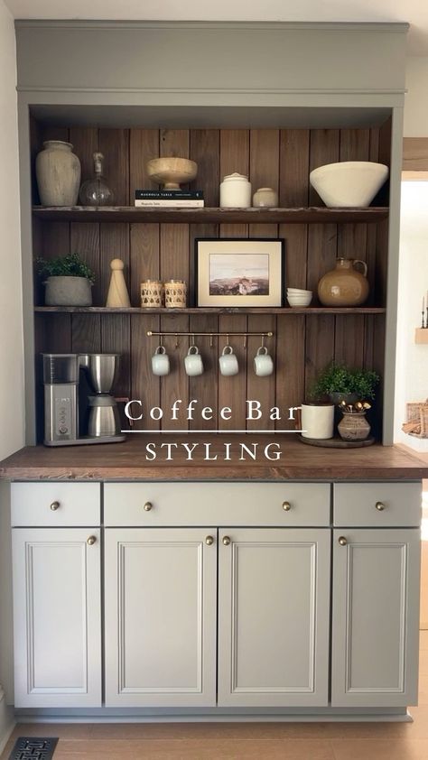 Café Specialty Drip Coffee Maker curated on LTK Corner Hutch Coffee Bar, Coffee Hutch Ideas, Neutral Coffee Bar, Kitchen Hutch Diy, Hutch Coffee Bar, Coffee Hutch, Coffee Bar Hutch, Terracotta Urn, Coffee Mug Storage