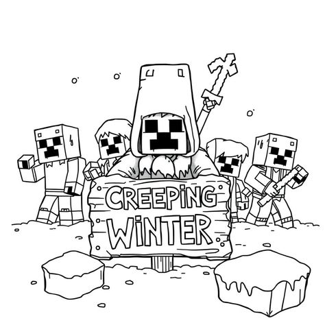 Minecraft coloring pages Minecraft Christmas Coloring Pages, Minecraft Printables Free, Printable Minecraft, Minecraft Printables, Minecraft Coloring Pages, Minecraft Christmas, Classroom Projects, Christmas Coloring Pages, Free Printable Coloring