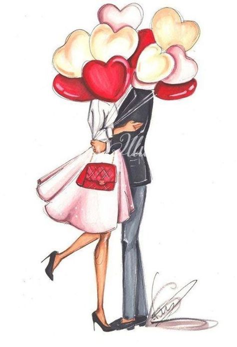 Valentines Day Printable Art Fashion Illustration | Etsy Art Fashion Illustration, Art Fashion, Fashion Illustration, Printable Art, Valentines Day, Valentines, Art, Valentine's Day