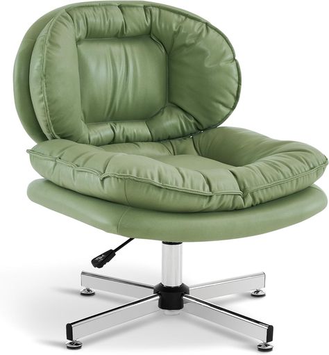 Amazon.com: MCombo Swivel Accent Chair with Height Adjustment, Upholstered Desk Chair for Living Room Office 4473 (Green, 4-Star Base) : Home & Kitchen Upholstered Desk Chair, Chair For Living Room, Swivel Accent Chair, Office Desk Chair, Computer Chair, Home Office Chairs, Online Furniture Stores, Room Chairs, Home Office Desks