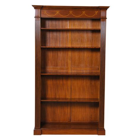 Inlaid Mahogany Bookcase, Niagara Furniture, Large Bookcase Traditional Bookcases, Drape Pattern, Bookshelf Inspiration, Mahogany Bookcase, Large Bookcase, Bookcases For Sale, Library Bookcase, Mahogany Furniture, Vintage Bookcase