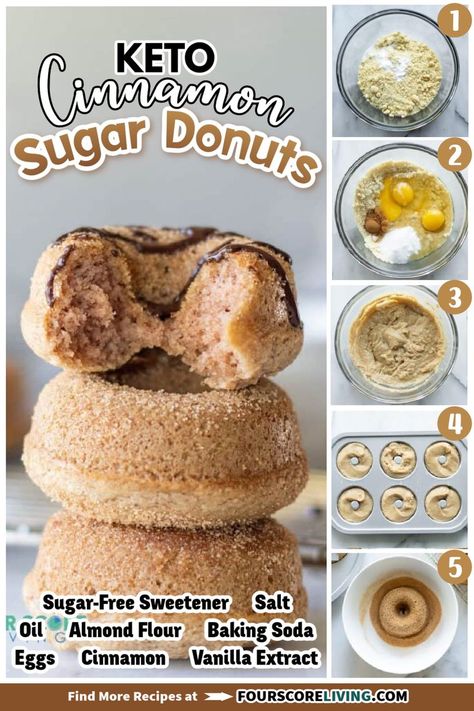 You're going to love these keto cinnamon sugar donuts. This keto donuts recipe uses minimal ingredients and they have the best texture. Keto Mini Donut Recipe, Almond Flour Donuts Baked, Airfryer Keto Recipes, Keto Donuts Low Carb, Aip Thanksgiving, Donut Maker Recipes, Ww 2024, Protein Donuts Recipe, Summertime Meals