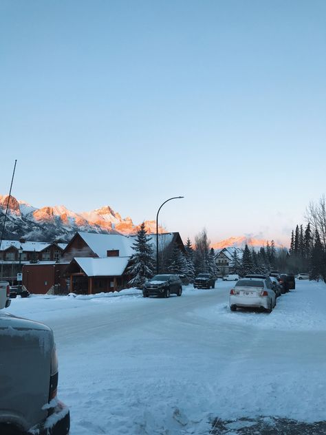 Northern Canada Aesthetic, Canmore Aesthetic, Sunrise Winter, Morning Magic, Northern Canada, Early Riser, Ski Racing, Snow Trip, Winter Morning