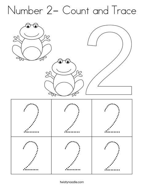 Number 2- Count and Trace Coloring Page - Twisty Noodle Number 2 Worksheets Preschool Free Printable, Number 1 2 3 Worksheet Preschool, Number 2 Crafts Preschool, Number 2 Tracing Worksheets Preschool, Number 2 Activity, Number 2 Worksheet, The Number 2, Number 2 Activities, Number 2 Printable