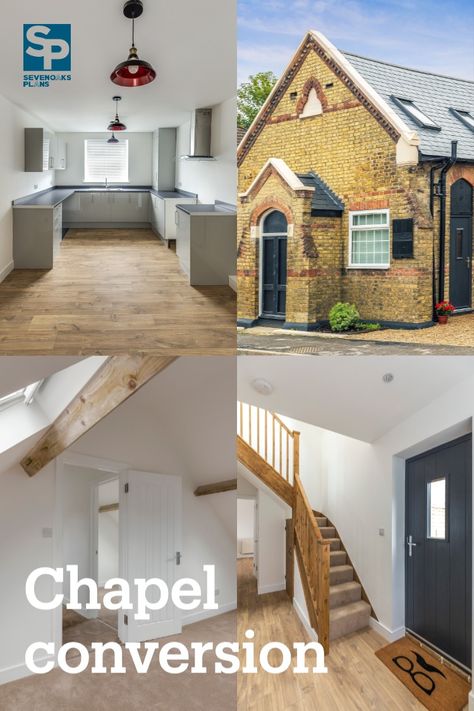 We helped our client convert this disused Chapel into a modern 3-bedroom home with original features. Click to find out more. Chapel Conversion, Second Floor Addition, Room Under Stairs, Converted Church, Church Conversions, Brand New Home, English Castles, Holy Moly, House Renovation