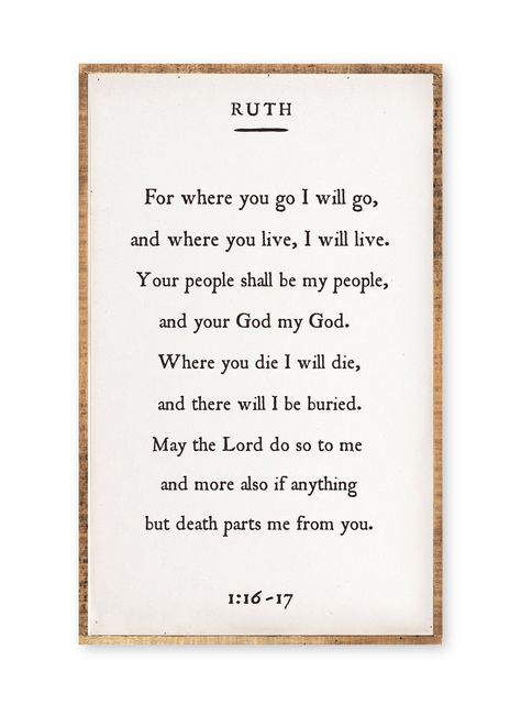 Ruth 1:16-17 – Revelation Culture Ruth Bible Verse, Godly Wedding, Wedding Scripture, Wedding Bible Verses, Marriage Bible Verses, Wedding Vows To Husband, Wedding Bible, In Remembrance Of Me, Wedding Readings