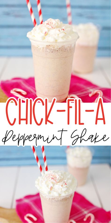 Peppermint Frosty Recipe, Peppermint Shake Chick Fil A, Copycat Chick Fil A Peppermint Milkshake, Fall Milkshakes, Chick Fil A Peppermint Milkshake Recipe, Chick Fil A Peppermint Milkshake, Peppermint Shake Recipe, Peppermint Milkshake Recipe, Peppermint Protein Shake