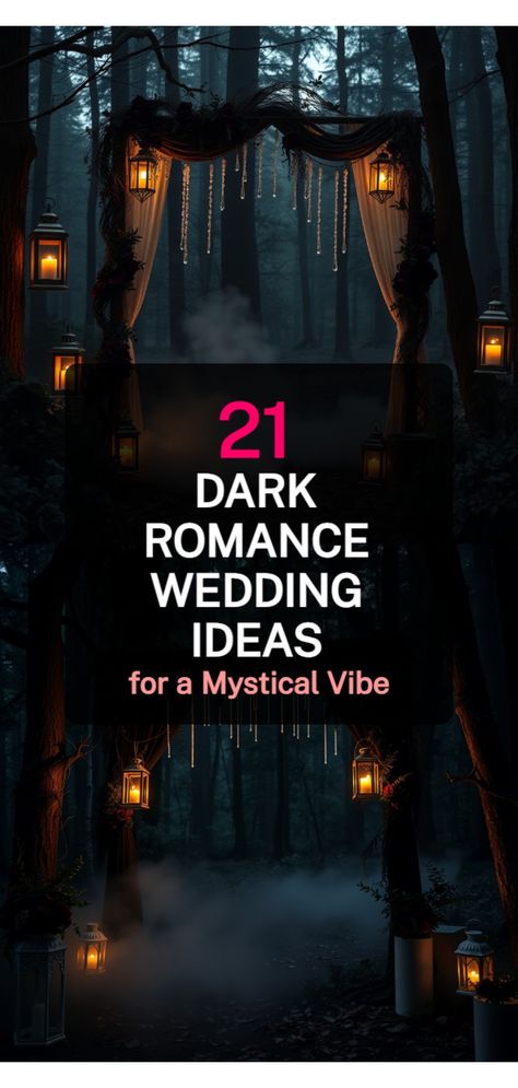 dark romance wedding Goth Vow Renewal, Mystical Wedding Decor, Gothic Wedding Arch Ideas, Gothic Wedding Vows, Dark And Moody Wedding Photography, Witchy Wedding Ideas, Southern Gothic Wedding, Acotar Wedding, Gothic Wedding Ideas