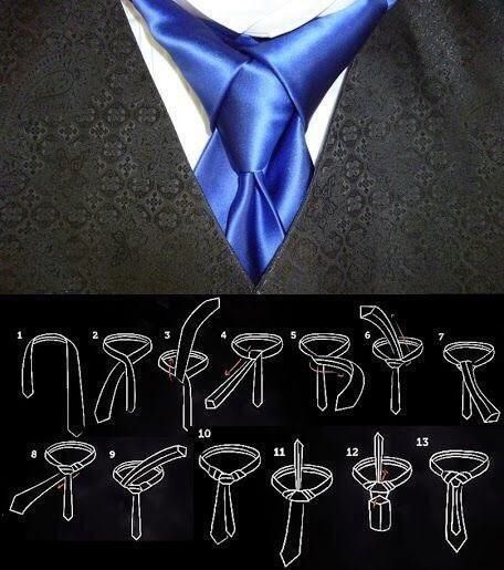 How To Tie A Necktie, Cool Tie Knots, Tie Knots Men, Tie Knot Styles, Ties Knots, Simpul Dasi, Tie A Necktie, Neck Tie Knots, Cool Ties