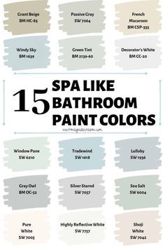 Bathroom With No Windows Ideas Paint Colors, Restroom Wall Colors, Paint Colors To Brighten A Small Bathroom, Popular Bathroom Vanity Colors 2022, Hallway Bathroom Paint Colors, Sw Bathroom Colors, Spa Like Bathroom Paint Colors, Bathroom Paint Colors With No Windows, Zen Bathroom Paint Colors