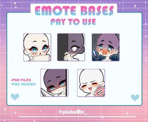 Download and use our free emote base for your Twitch channel. All emotes come in a variety of sizes and formats, so you can easily add them to your stream. #emotes #twitch . #Pose_Reference #Emote_Base #Draw_Characters #Discord_Emotes Emote Base, Chibi Body, 2160x3840 Wallpaper, Facebook Design, Sketches Tutorial, Chibi Drawings, Anime Drawings Tutorials, Art Base, Art Poses